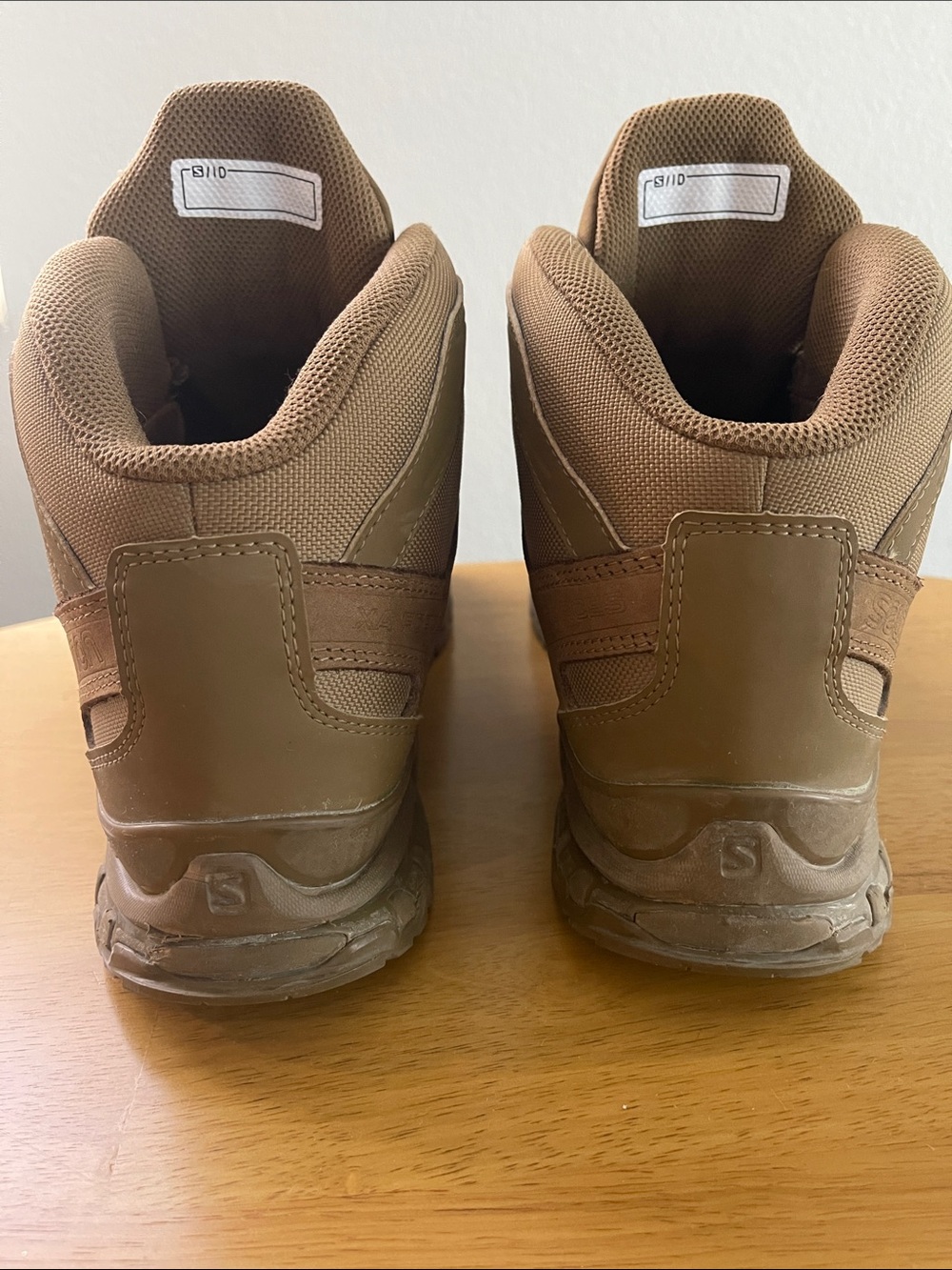 Salomon Brown Quick-Pull Tactical Hiking Boots - Picture 9 of 12